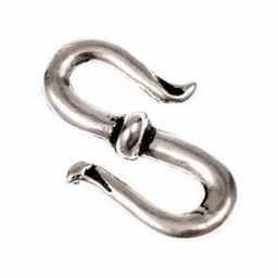 Jewelry hook pointy, silvered