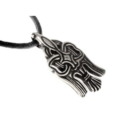 10th century Rusvik raven amulet, silvered