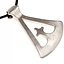 Viking axe pendant Gotland, silvered