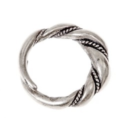 Viking ring Birka, silvered