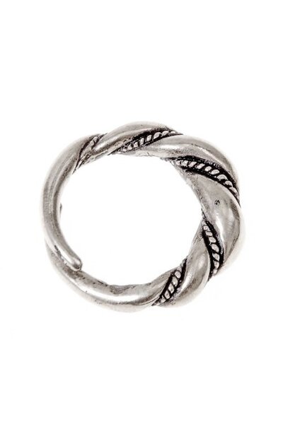 Viking ring Birka, silvered