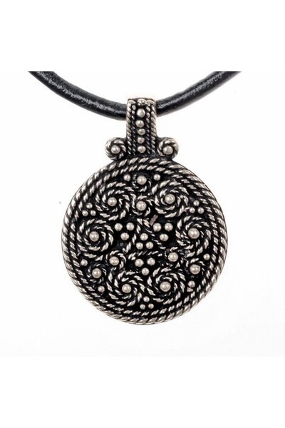 Birka amulet grave 943, silvered