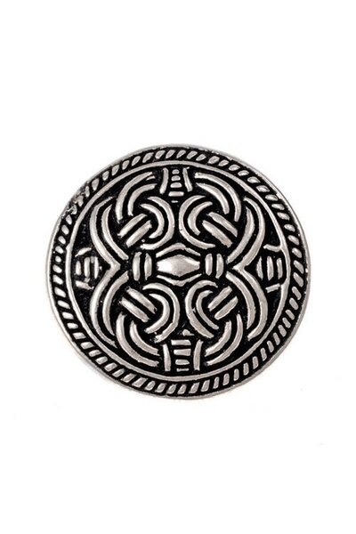 Birka Viking ring Borre style, silvered