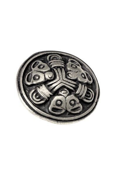 Viking belt fitting Borre set of 5 pieces, silvered