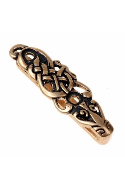 Viking belt divider Gotland, silvered