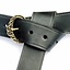 Borre viking belt, black, bronze