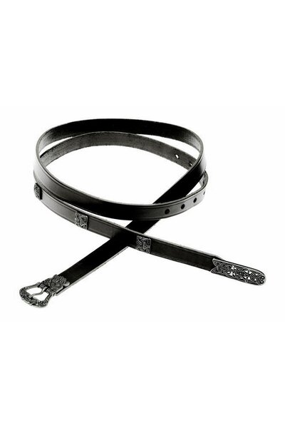 Birka belt deluxe, black, brass
