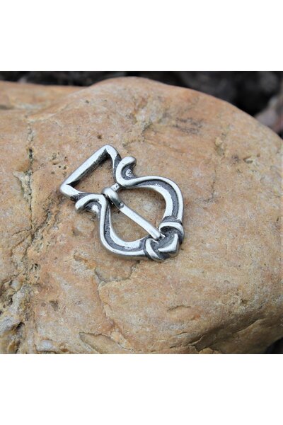 Rusvik belt buckle, silvered
