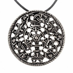 Viking amulet Bjølstad, silvered