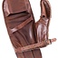 Full contact leather glove, right hand