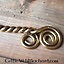 Torque with Celtic spirals, silvered