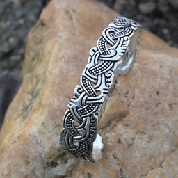 Viking bracelet Isle of Man, silvered