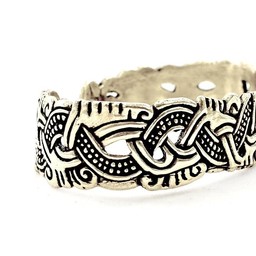 Viking bracelet Isle of Man, silvered