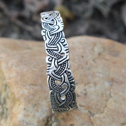 Viking bracelet Isle of Man, silvered