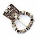 Renaissance buckle London, silvered