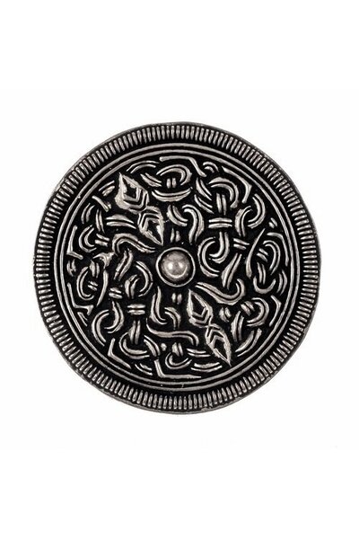 Sutton Hoo brooch, silvered