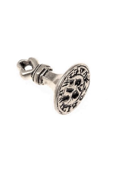 Medieval English seal, silvered
