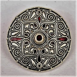 Celtic brooch Auvers Sur Oise, silvered