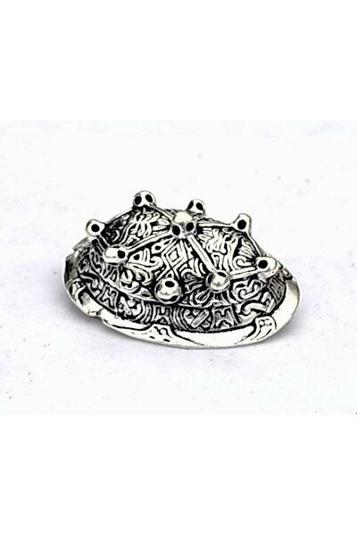Turtle brooch Dublin, silvered