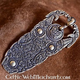Sutton Hoo belt buckle, silvered