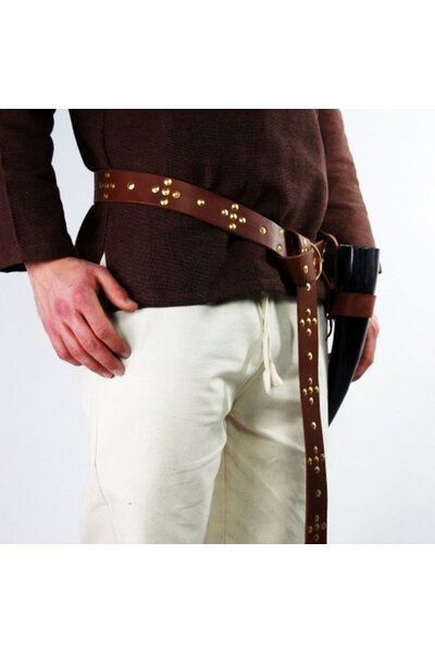 Viking belt Snorre, brown