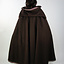 Embroidered cloak Lyra, brown