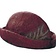 Leonardo Carbone Hat with feather, red