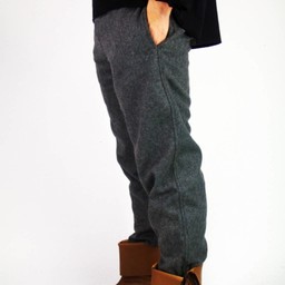 Woolen trousers, grey