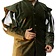 Leonardo Carbone Jacket with open sleeves, green