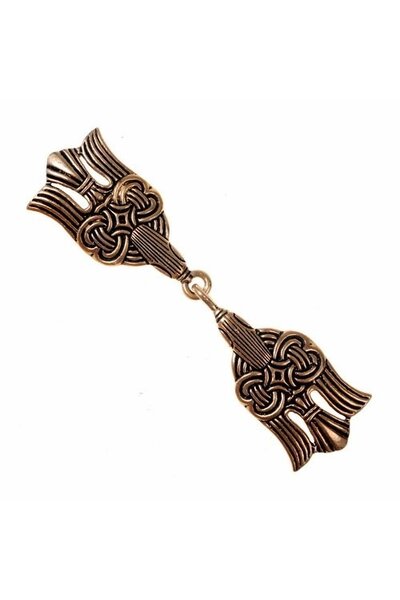 Rusvik cloak clasp, bronze