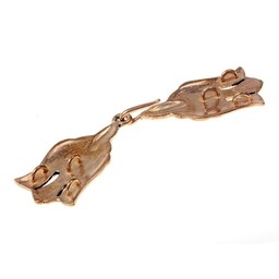 Rusvik cloak clasp, bronze