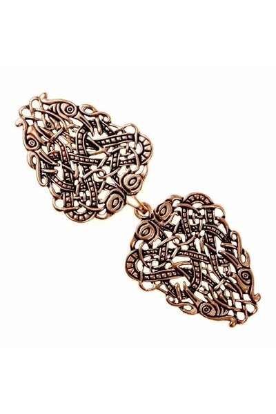 Irish cloak clasp, bronze