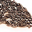 Irish cloak clasp, bronze