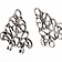 Renaissance cloak clasp, silvered