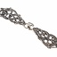 Pewter cloak clasp with Midgard snake