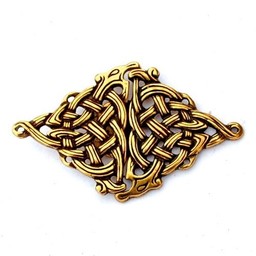 Celtic cloak clasp, bronze color