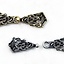 Cloak clasp with Midgard snake, bronze color