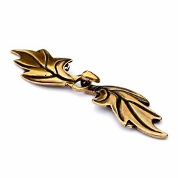 Elven cloak clasp, bronze