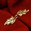 Elven cloak clasp, bronze