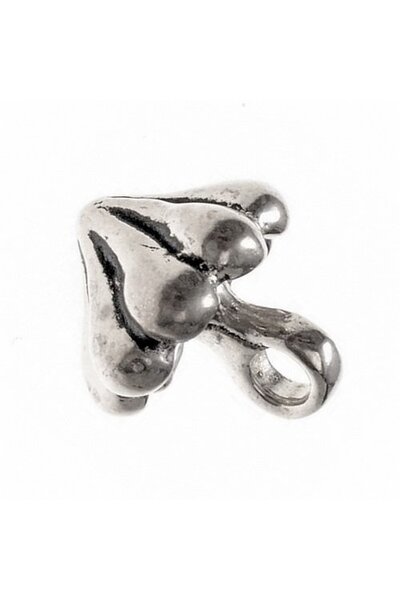 13th-15th century buttons, set of 5 pieces, pewter