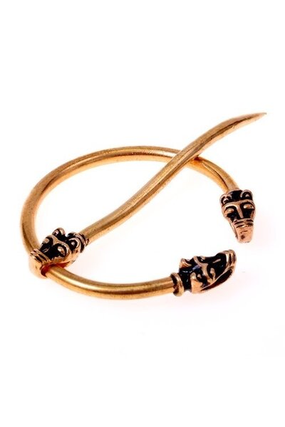 Iceland Viking fibula, bronze