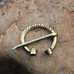 Viking horseshoe fibula Birka, bronze