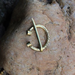 Viking horseshoe fibula Birka, bronze