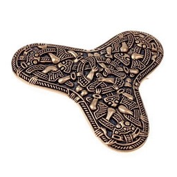 Viking brooch Kaupang, bronze