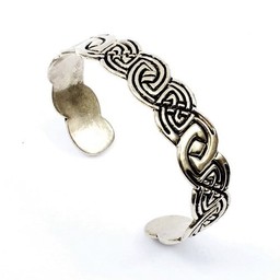 Celtic bracelet Clontarf, silvered