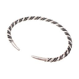 Viking bracelet Halsingland, silvered