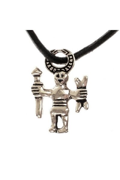 Odin amulet Uppland, silvered