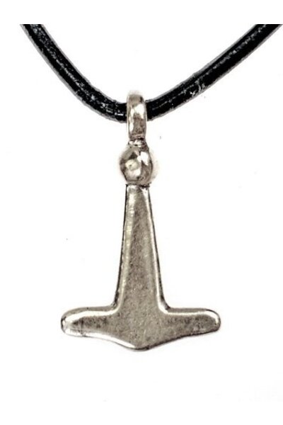 Haithabu Thor's hammer, silvered