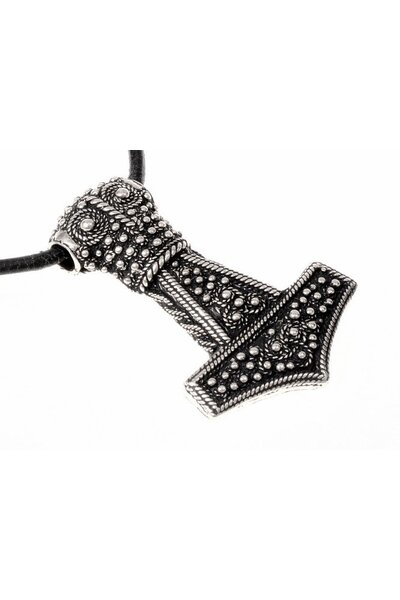 Thor's hammer of Oland, silvered