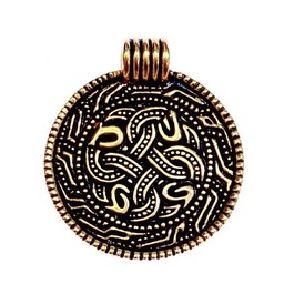 Anglo-Saxon snake amulet, bronze